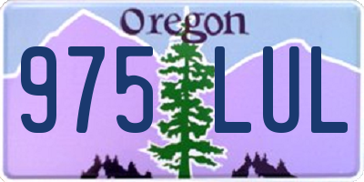 OR license plate 975LUL