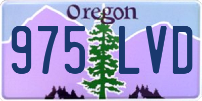 OR license plate 975LVD