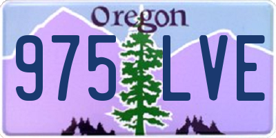 OR license plate 975LVE