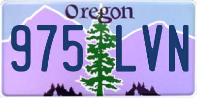 OR license plate 975LVN