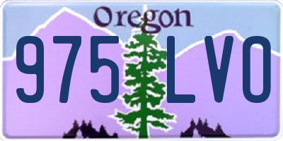 OR license plate 975LVO