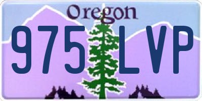 OR license plate 975LVP