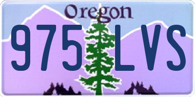 OR license plate 975LVS
