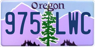 OR license plate 975LWC
