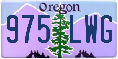 OR license plate 975LWG