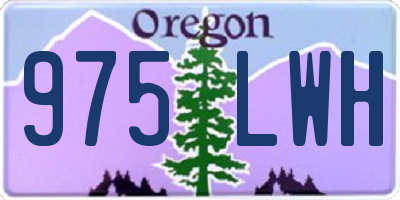 OR license plate 975LWH