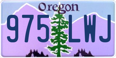 OR license plate 975LWJ