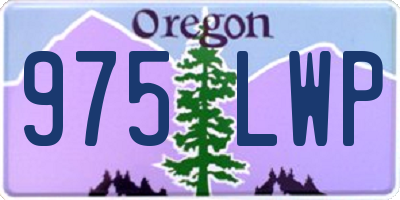 OR license plate 975LWP