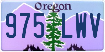 OR license plate 975LWV