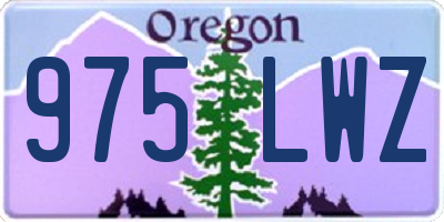 OR license plate 975LWZ