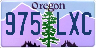 OR license plate 975LXC