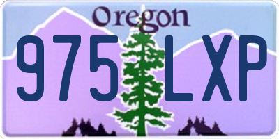 OR license plate 975LXP