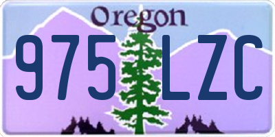 OR license plate 975LZC