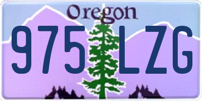 OR license plate 975LZG