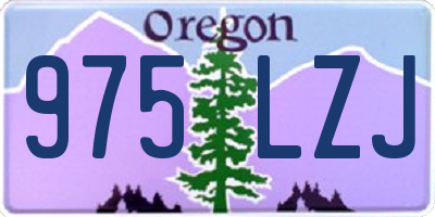OR license plate 975LZJ