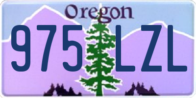 OR license plate 975LZL