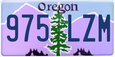 OR license plate 975LZM