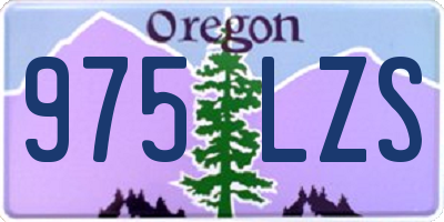 OR license plate 975LZS