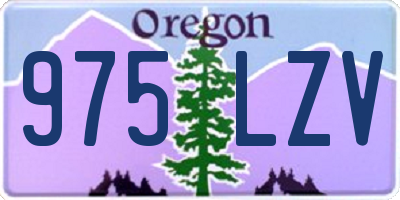 OR license plate 975LZV