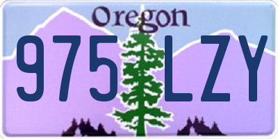 OR license plate 975LZY