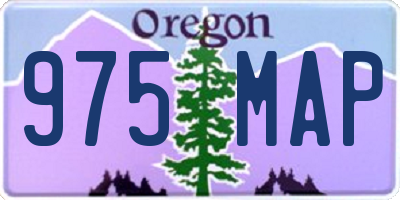 OR license plate 975MAP