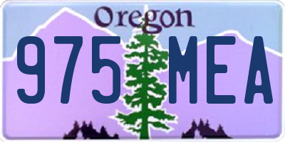 OR license plate 975MEA