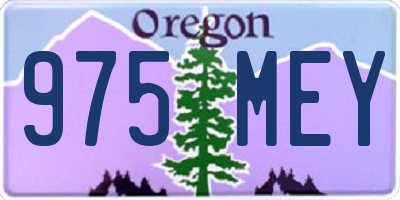 OR license plate 975MEY