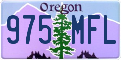 OR license plate 975MFL