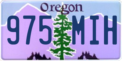 OR license plate 975MIH