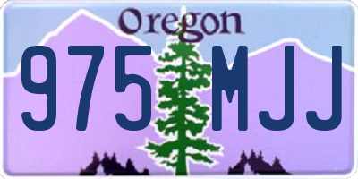 OR license plate 975MJJ