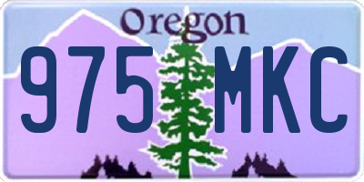 OR license plate 975MKC