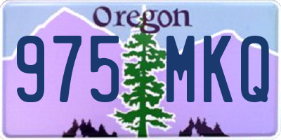 OR license plate 975MKQ