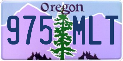 OR license plate 975MLT