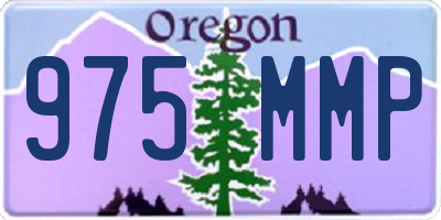 OR license plate 975MMP