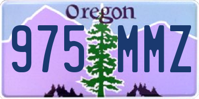 OR license plate 975MMZ