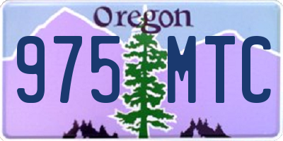 OR license plate 975MTC