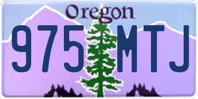 OR license plate 975MTJ