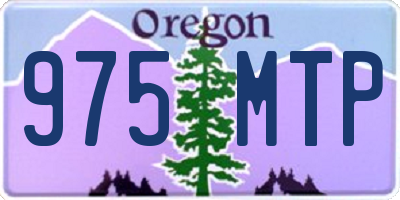 OR license plate 975MTP