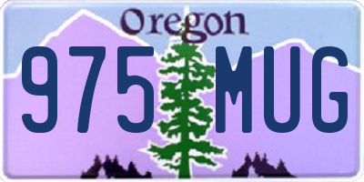 OR license plate 975MUG