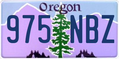 OR license plate 975NBZ