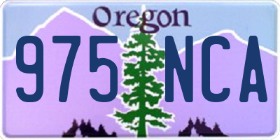 OR license plate 975NCA