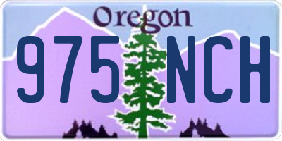 OR license plate 975NCH