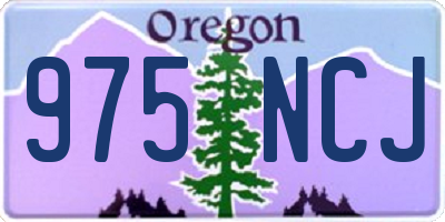 OR license plate 975NCJ