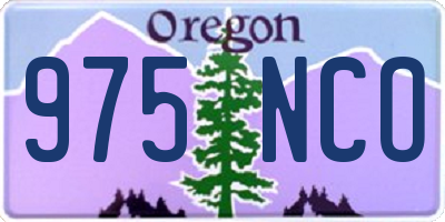 OR license plate 975NCO
