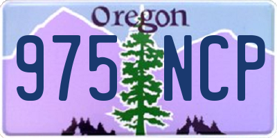 OR license plate 975NCP