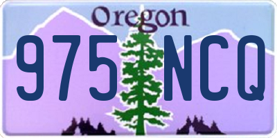OR license plate 975NCQ