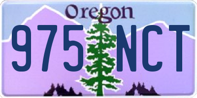 OR license plate 975NCT