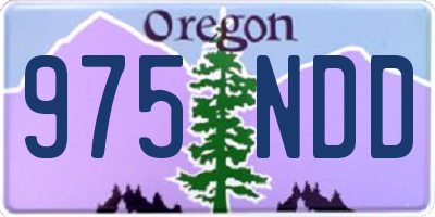 OR license plate 975NDD