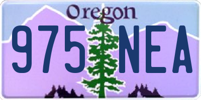 OR license plate 975NEA