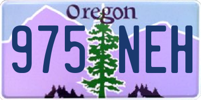 OR license plate 975NEH